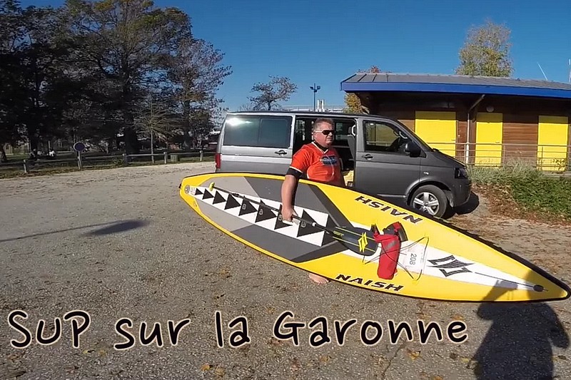 Vidéo : SUP sur la Garonne