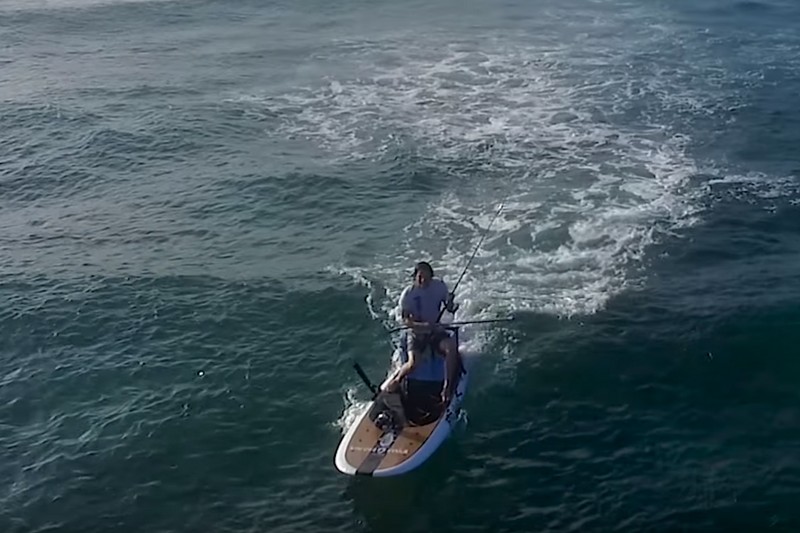 Vidéo : Du SUP fishing dans les vagues
