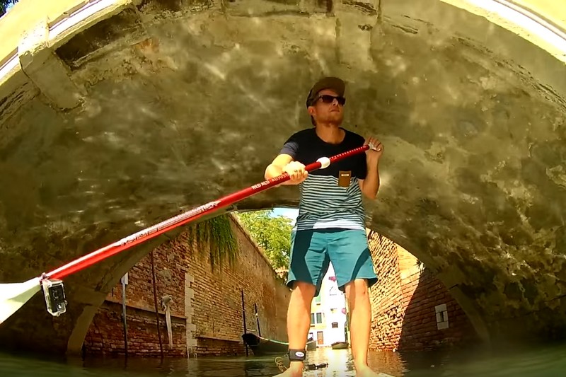 Vidéo : Du SUP à Venise