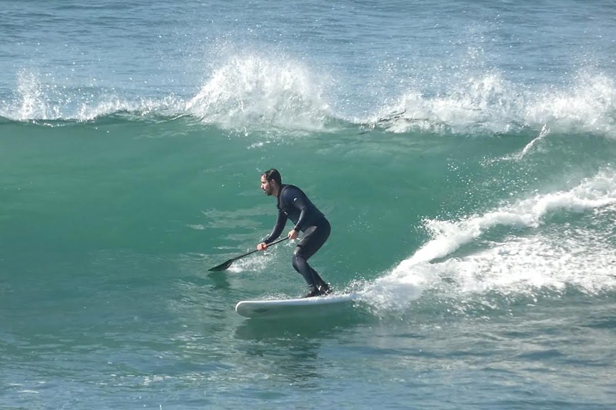 Du SUP surfing du côté de Lisbonne