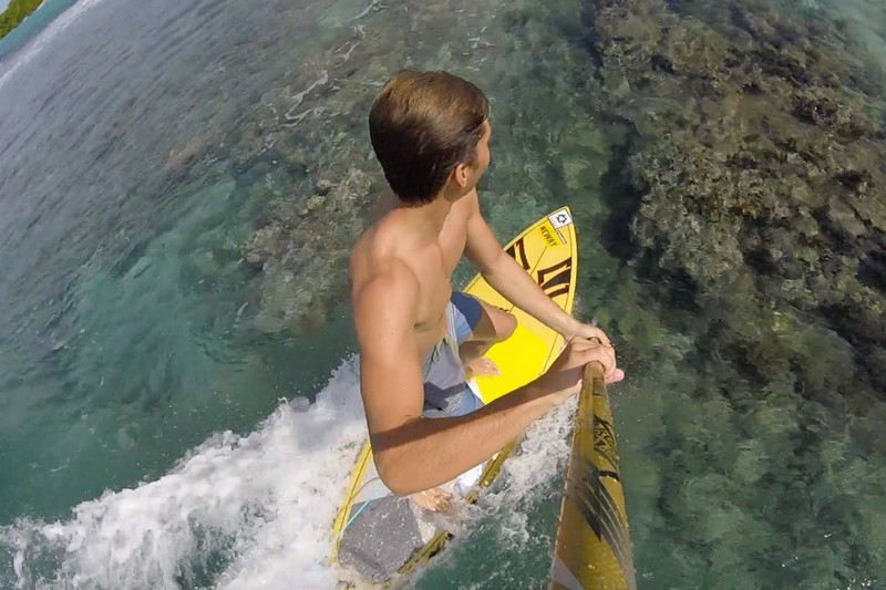 SUP surf in Guadeloupe